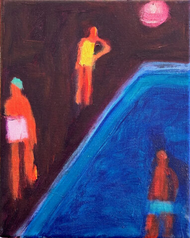 2024 acrylic on canvas 10 x 8 inches